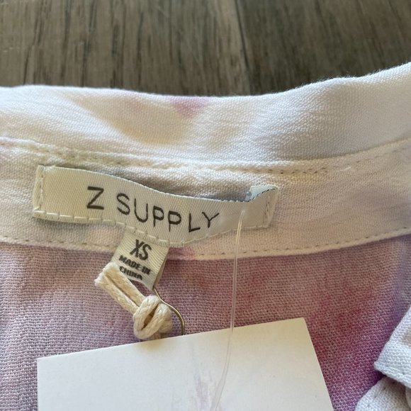 Z Supply Summer Dress - PINK/WHITE Size XS - Picture 4 of 5